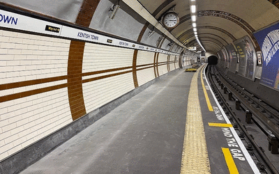 Kentish Town platform