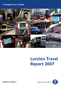 Decorative image depicting a collage of transport pictures including the Transport for London and Mayor of London logos.