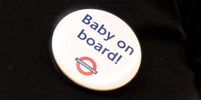 Baby on board badge