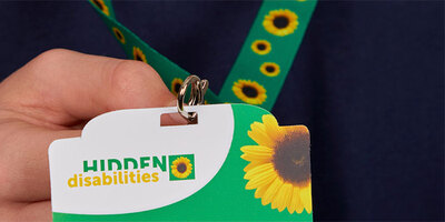 Sunflower lanyard