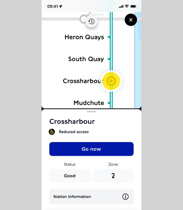 tfl go access information