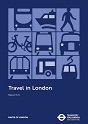 Decorative image depicting a collage of icons representing different travel modes alongside the Transport for London and Mayor of London logos.